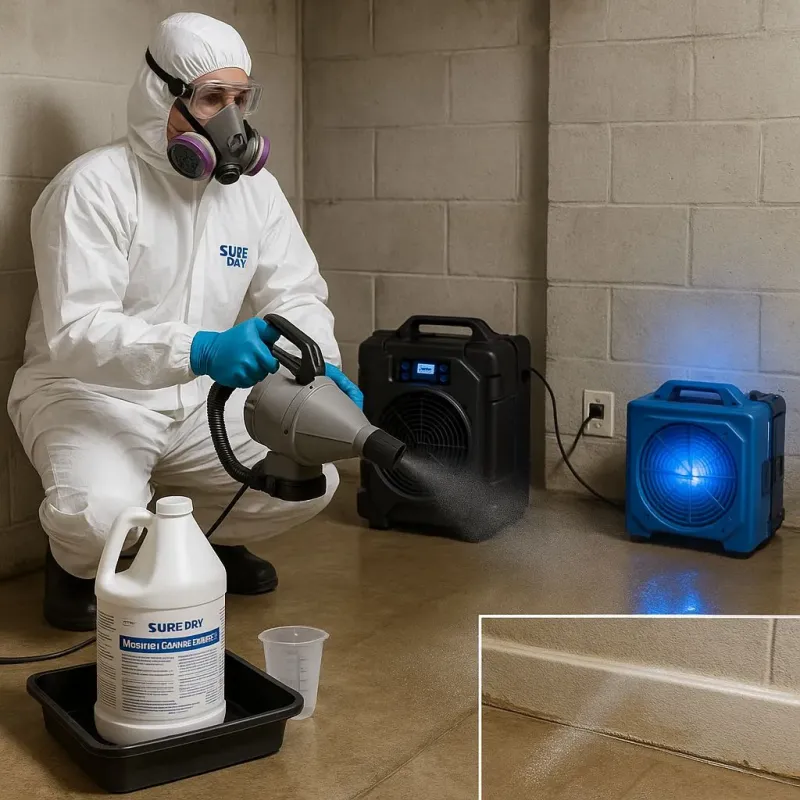 Sanitization and Odor Removal process in Broomall, PA
