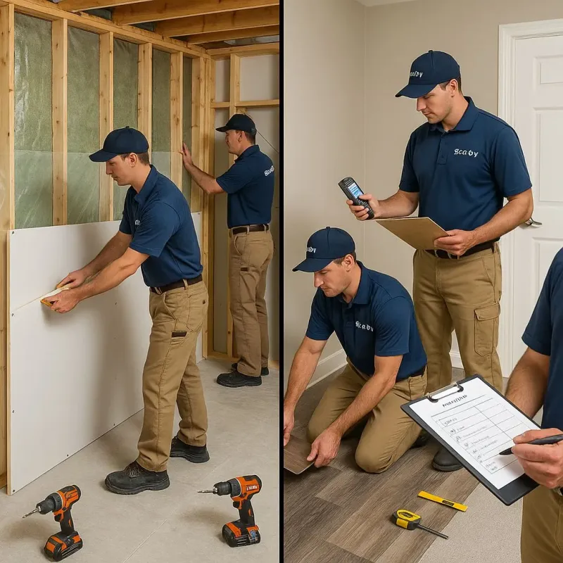 Repairs and Reconstruction process in Broomall, PA