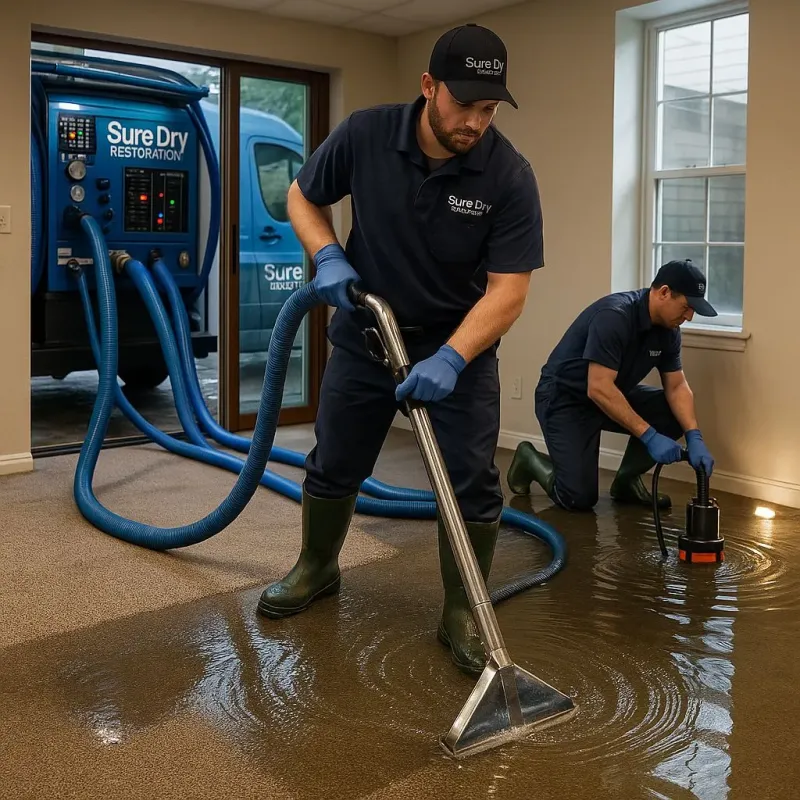 Water Extraction and Removal process in Broomall, PA